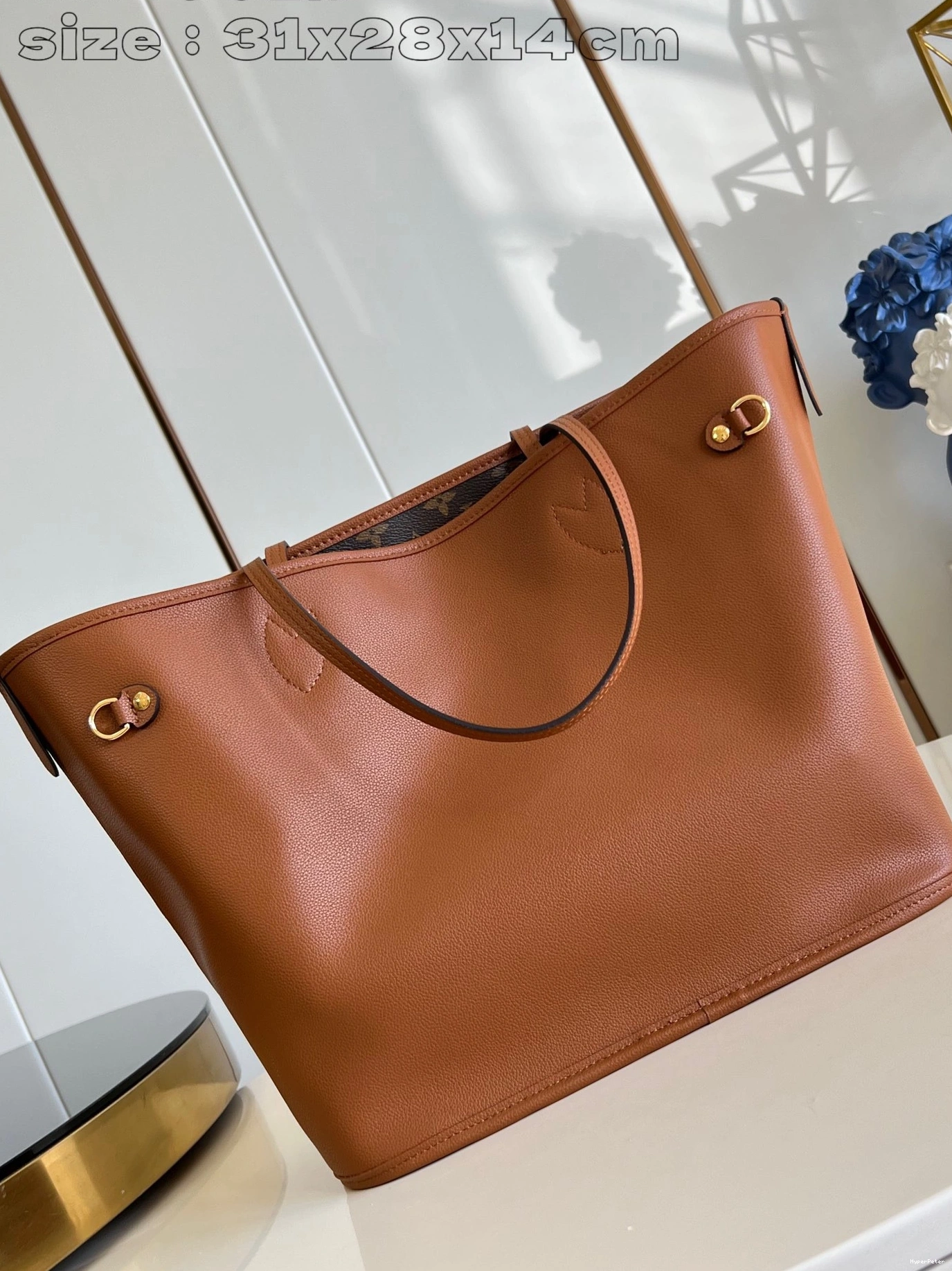 LOUIS NEVERFULL MM-31*28*14cm VUITTON 0812